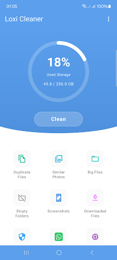 Loxi Cleaner: Очистка Телефона — экран приложения