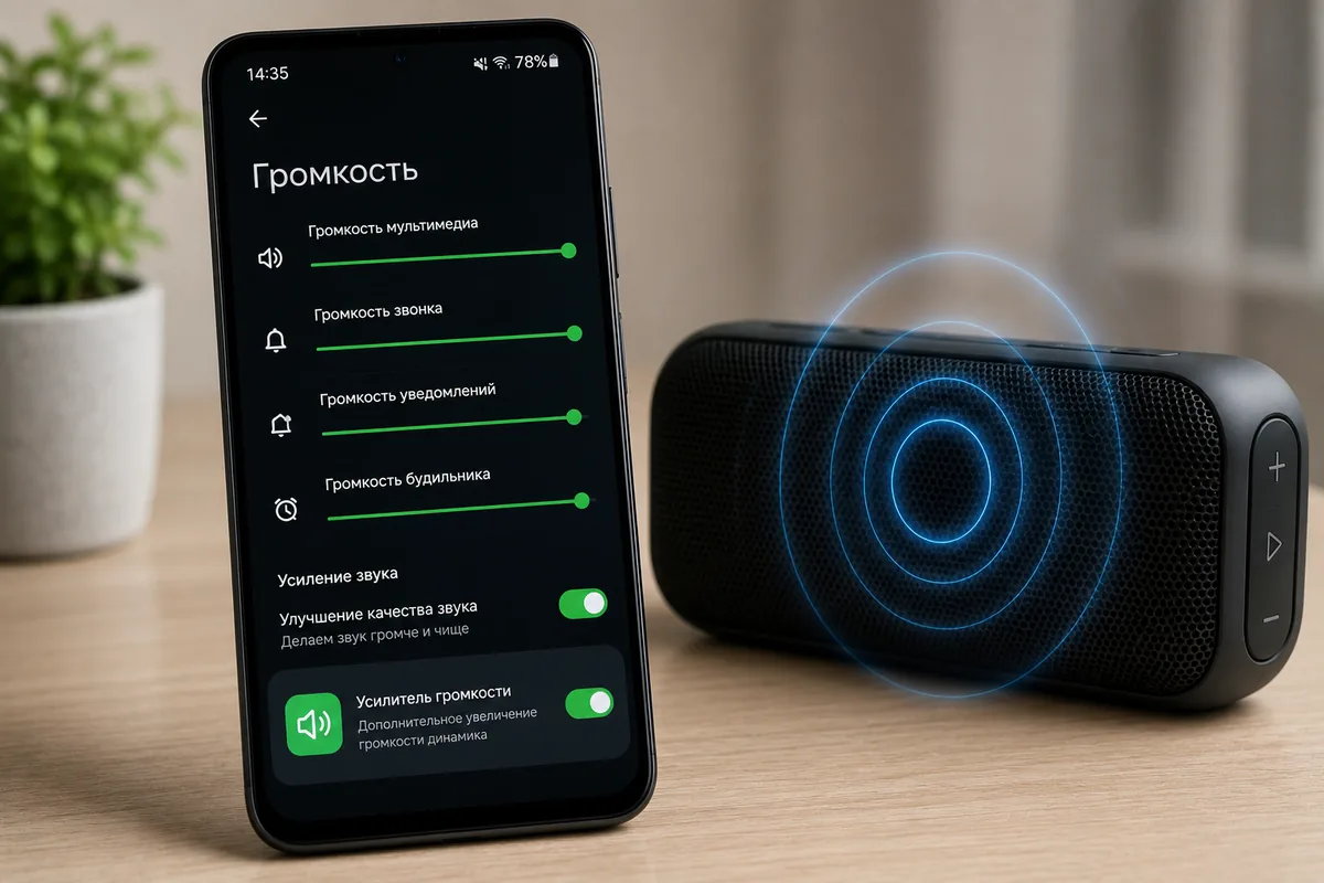 Увеличиваем громкость динамика на Андроиде