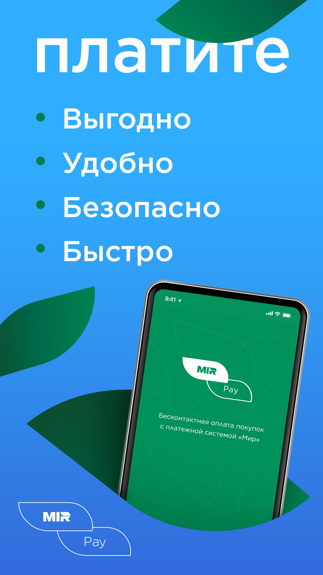 Mir Pay — экран приложения