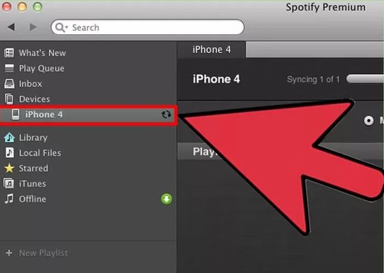 Авторизируйте устройство в Spotify Player